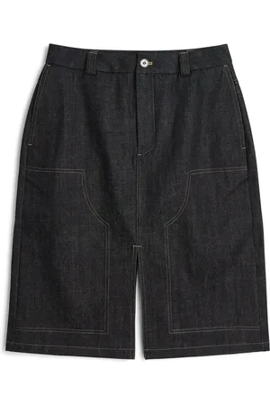 Soulland Rokken, Dames, Blauw, S/M, Katoen, Rok