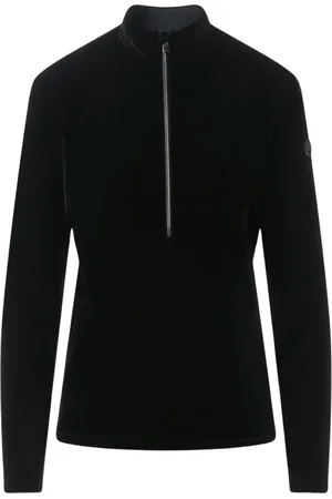 Fusalp Tops, Dames, Zwart, L, Gemini Velours Thermische Laag