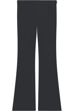 Courrèges Broeken, Dames, Zwart, M, Nylon, Tech Jersey Racer Broek