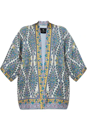 Etro Blouses & Shirts, Dames, Veelkleurig, L, Zijden Blouse