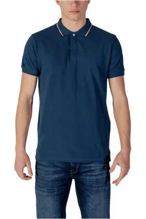 Colmar Tops, Heren, Blauw, XL, Katoen, Polo Shirt met Korte Mouwen