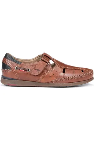 Fluchos Schoenen, Heren, Bruin, 41 EU, Platte Sandalen