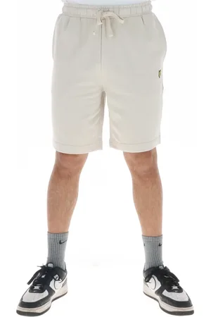 Lyle & Scott Korte broeken, Heren, , L, Katoen, Geprinte katoenen shorts met veters