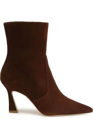 Stuart Weitzman Schoenen, Dames, Bruin, 36 1/2 EU, Suède, Vinnie Bootie