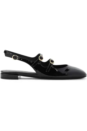 Stuart Weitzman Schoenen, Dames, Zwart, 39 EU, Leer, Ballerina`s