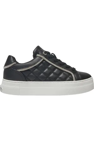 Guess Schoenen, Dames, Zwart, 36 EU, Polyester, Gratea Sneakers