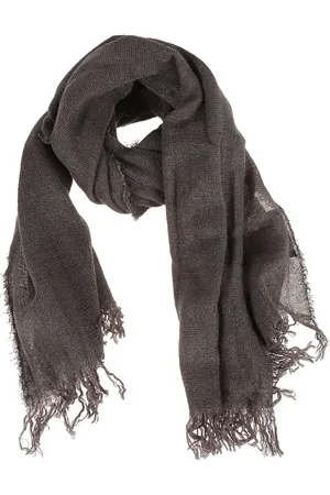 Fabiana Filippi Accessoires, Dames, Bruin, ONE Size, Wol, Gegauzeerde Platinum Sjaal met Lurex