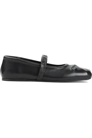 Marni Schoenen, Dames, Zwart, 35 EU, Leer, Mary Jane Ballerina`s