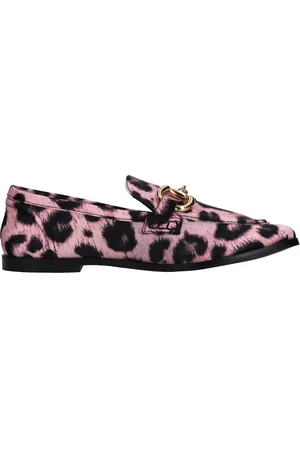 Jeffrey Campbell Schoenen, Dames, Veelkleurig, 38 EU, Leer, Platte schoenen Bruin