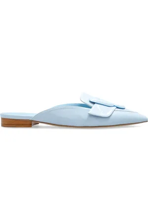 SOPHIA WEBSTER Schoenen, Dames, Blauw, 39 1/2 EU, Leer, Slides Blair