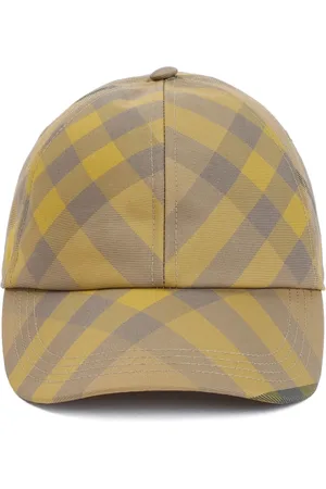 Burberry Accessoires, Dames, Veelkleurig, M, Polyester, Baseballpet met Ruitpatroon