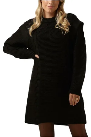 Silvian Heach Kleedjes, Dames, Zwart, L, Polyester, Korte Jurk