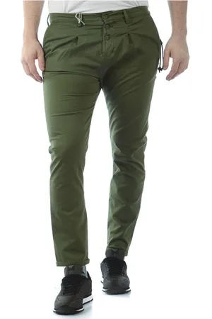 D.A. Daniele Alessandrini Broeken, Heren, Groen, W36, Katoen, Jeans