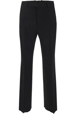 Salvatore Ferragamo Broeken, Heren, Zwart, S, Katoen, Luxe Sartoriale Broeken