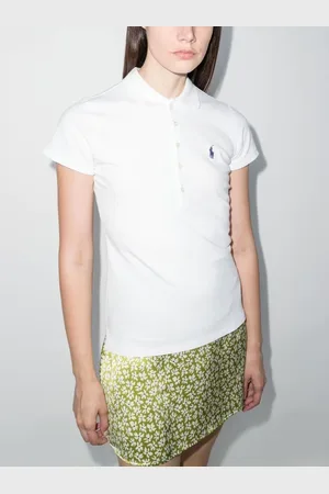 Ralph Lauren Tops, Dames, Wit, XL, Katoen, Polo Shirt - XS - Katoen/Spandex Mix