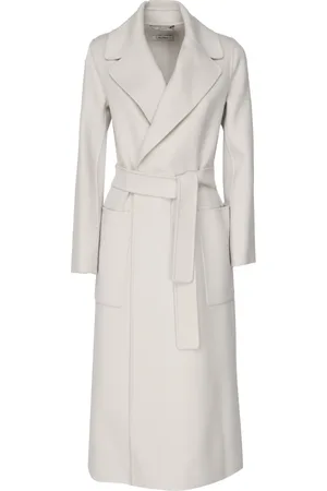 Max Mara Mantels, Dames, Grijs, S, Wol, Paolore Belted Coat