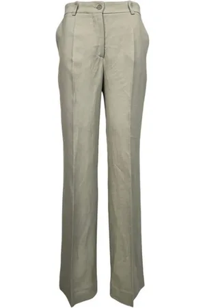 P.A.R.O.S.H. Broeken, Dames, , S, Linnen, Wijde Linnen Broek