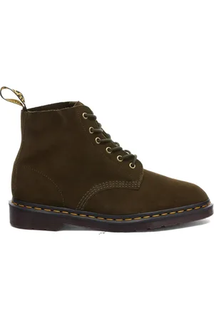 Dr. Martens Schoenen, Heren, Groen, 44 EU, Suède, Repello Calf Suède Enkellaarsjes