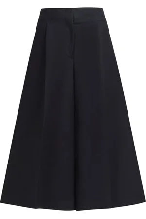 Marni Korte broeken, Dames, Zwart, XS, Katoen, Wijde Bermuda Shorts met Logo Symbool