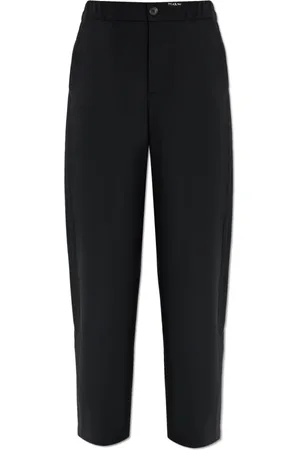 Marni Broeken, Dames, Zwart, XS, Wol, Rechte broekspijpen