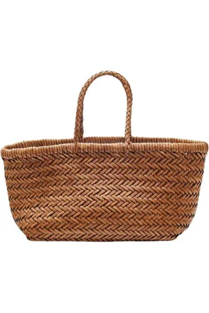 Dragon Diffusion Tassen, Dames, Bruin, ONE Size, Leer, Bamboo Triple Jump Small Tote Bag