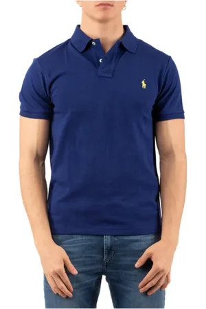 Ralph Lauren Tops, Heren, Blauw, S, Polo