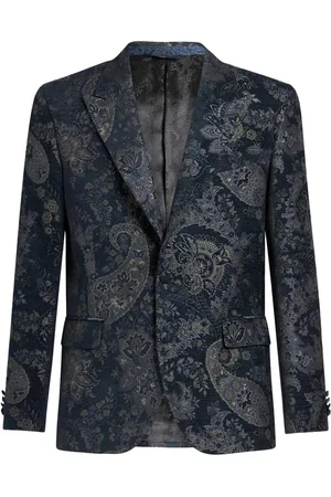 Etro Jassen, Heren, Zwart, M, Blazer Jas