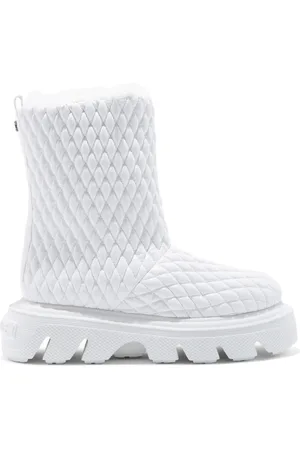 Casadei Schoenen, Dames, Wit, 36 EU, Scalloped Dome Enkellaarsjes