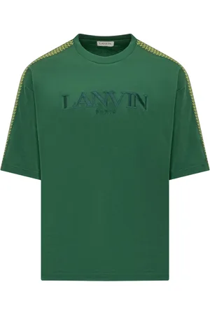 Lanvin Tops, Heren, Groen, S, Oversized T-Shirt