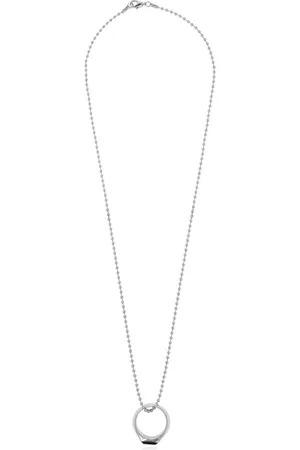 Dsquared2 Accessoires, Heren, Grijs, ONE Size, D2 Hedonism Punk Ring Ketting