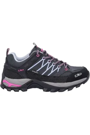 CMP Sport, Dames, Veelkleurig, 39 EU, Leer, Grijze Leren Wandelschoenen Waterdicht