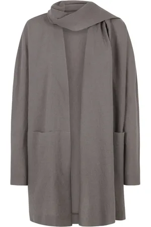 Cortana Truien, Dames, Grijs, XL, Wol, Patti Cardigan
