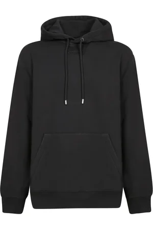 Lanvin Sweatshirts & Hoodies, Heren, Zwart, L, Katoen, Stijlvol Design Casual Sweatshirt