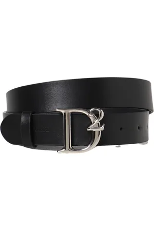 Dsquared2 Accessoires, Dames, Zwart, 70 CM, Leer, Elegante Dames Riem - Belt D2