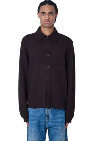 OUR LEGACY Overhemden, Heren, Zwart, XL, Katoen, Poplin Button-Down Recovery Shirt