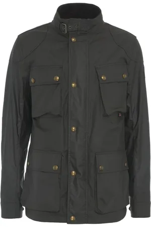Belstaff Jassen, Heren, Bruin, L, Bruine Fieldmaster Jas voor Mannen