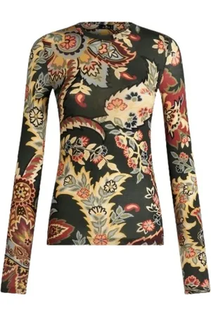 Etro Tops, Dames, Veelkleurig, L, Wol, Stijlvolle Trui