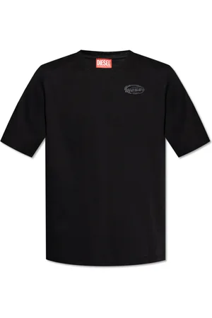 Diesel Tops, Heren, Zwart, XL, Katoen, T-Matusz-R2 T-Shirt