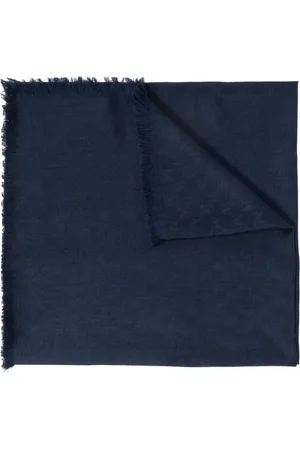 Max Mara Accessoires, Dames, Blauw, ONE Size, Wol, Scarf Umes