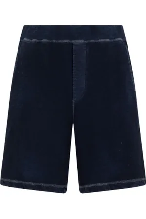 Dsquared2 Korte broeken, Heren, Blauw, S, Katoen, Relax Fit Shorts