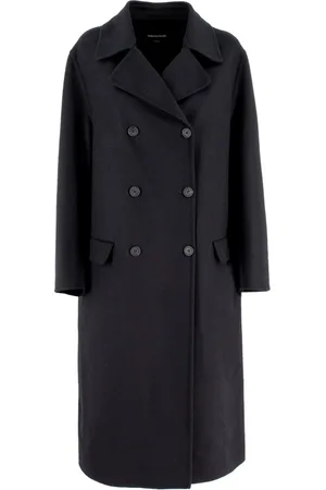 Fabiana Filippi Mantels, Dames, Zwart, S, Wol, Klassieke Dinner Jacket Jas