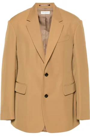 DRIES VAN NOTEN Jassen, Heren, Bruin, M, Wol, Blazer