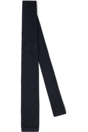 Brunello Cucinelli Accessoires, Heren, Blauw, ONE Size, Zijden Stropdas