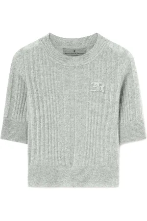 ERMANNO SCERVINO Truien, Dames, Grijs, M, Stijlvolle Trui
