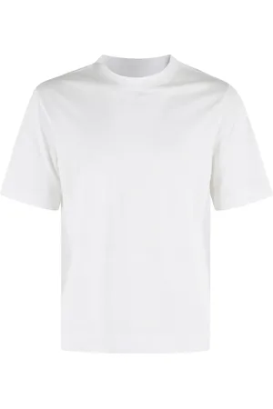 Circolo Tops, Heren, Wit, M, Katoen, Wit Katoenen Pique T-Shirt