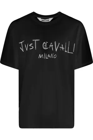 Roberto Cavalli Tops, Heren, Zwart, L, T-shirts en Polos Zwart