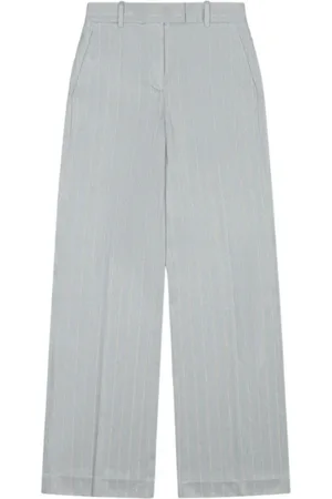 Circolo Broeken, Dames, Blauw, M, Katoen, Wijde broek