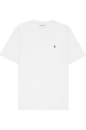 Etudes Tops, Heren, Wit, S, Katoen, Klassiek Wit Katoenen T-shirt