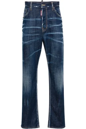 Dsquared2 Jeans, Heren, Blauw, S, Katoen, Stretch-Cotton Skinny Jeans