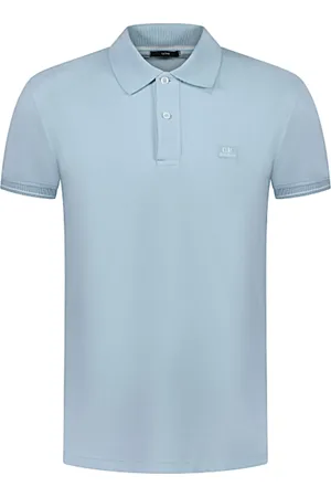 C.P. Company Tops, Heren, Blauw, M, Klassieke Polo Shirt